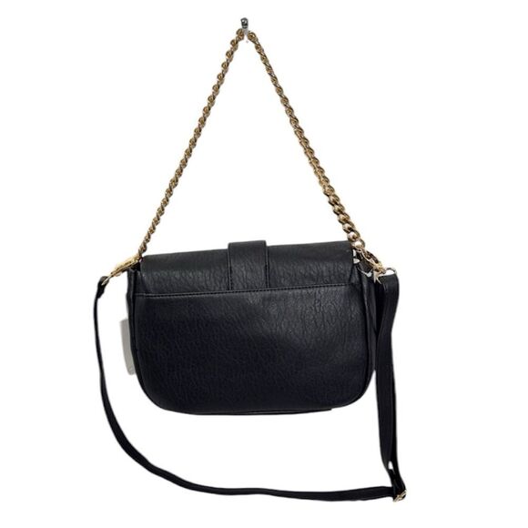 JESSICA SIMPSON STUDDED GOLD TONE‎ CHAIN JENNIFER CROSSBODY PURSE METEORITE NWT - Picture 5 of 12